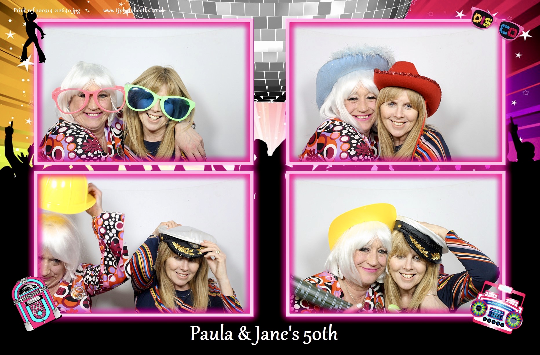 Paula & Jane's 50th | View more photos from the event at gallery.tjphotobooths.co.uk/u/TJPhotobooths/Paula-Janes-50th